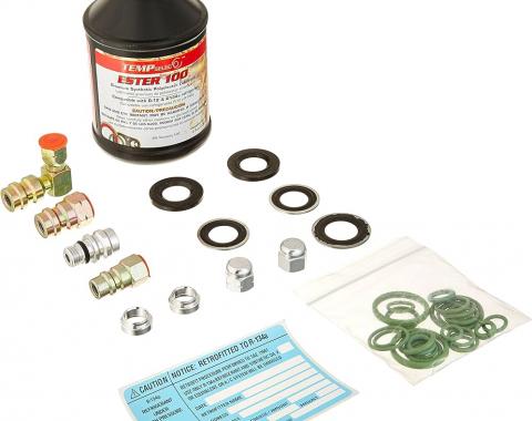 Corvette Air Conditioning Refrigerant Retrofit Kit, R134A, Late 1977-1987
