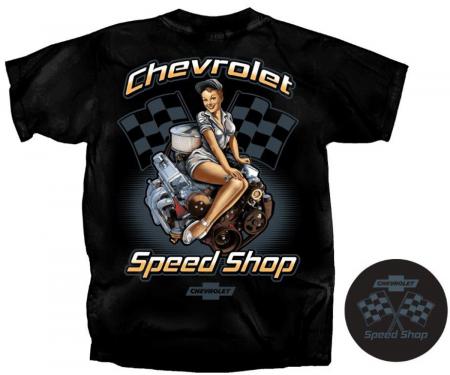 Chevrolet Speed Shop T-Shirt, Black