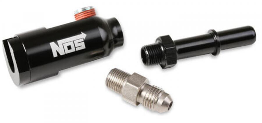 NOS Billet Fuel Line Adapter fits 3/8 NOS Billet Fuel Line Adapter fits 3/8