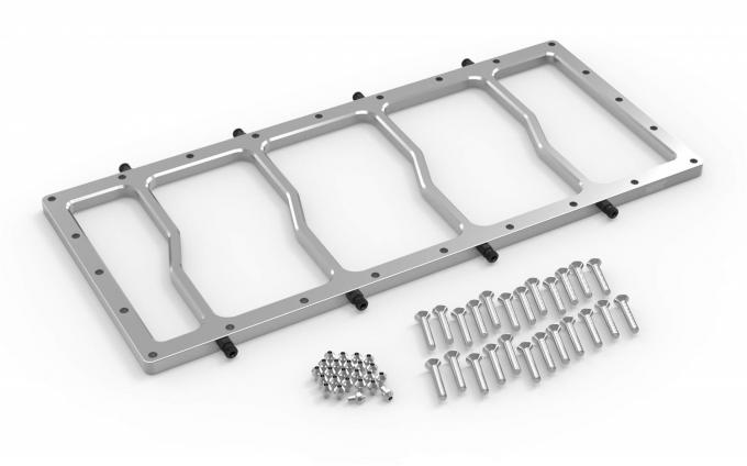 NOS Dry Nitrous Plate for Sniper EFI Fabricated Race Series LS Intake Manifolds-Silver 12536NOS