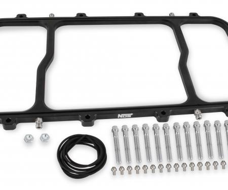 NOS Dry Nitrous Plate for Holley LS Hi-Ram EFI Intake Manifolds-Black 12535BNOS