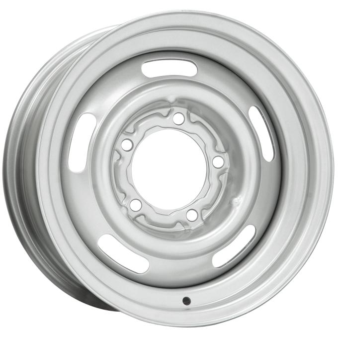Wheel Vintiques 15x8 Pickup Rallye Pre-1971 Silver 5X5" bolt 4" backspace 37-580504