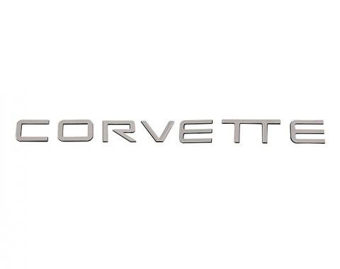 Corvette Letter Set, Rear Chromed Plastic, 1991-1996