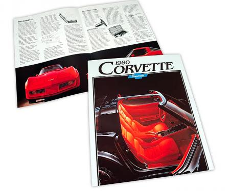 Corvette Sales Brochure, 1980