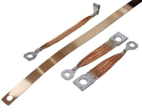 Corvette Radio Ground Strap Kit, Standard Exhaust, 1968-1972