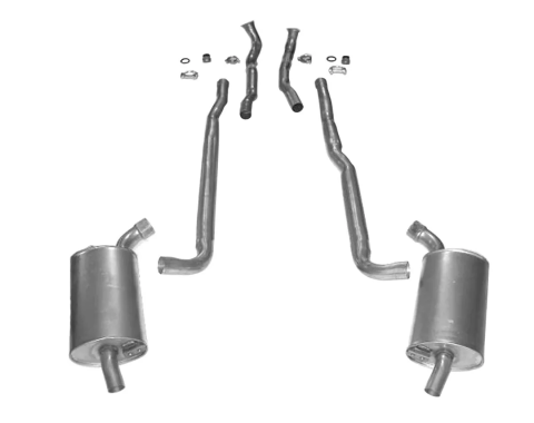 Corvette Exhaust Pipes, 427 Automatic 2.5", 1966-1967