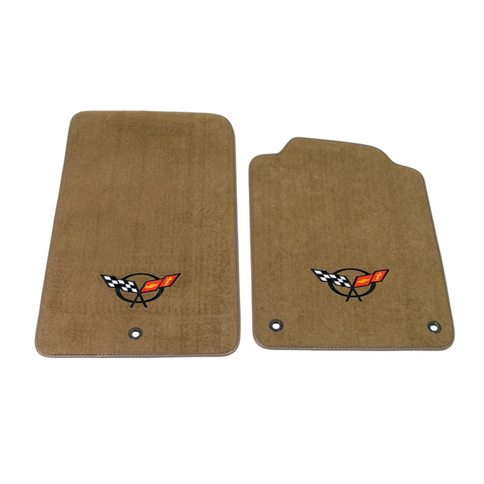 Corvette Mats, Oak Tru-Vette with C5 Logo (91), 1998-2004