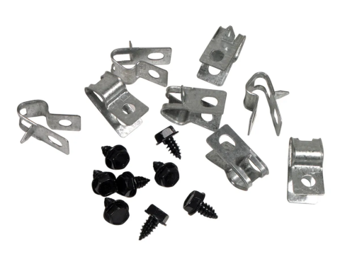 Corvette Fuel Line Clips, 16 Piece, 1971-1973