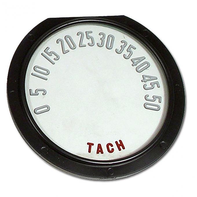 Trim Parts 1955-1957 Chevrolet Corvette Tachometer Face W/Numbers, Each 5112