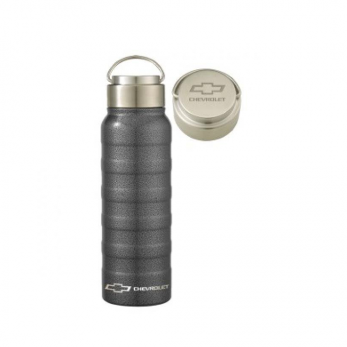 Grey 25oz Stainless Steel Chevrolet Clayton Bottle