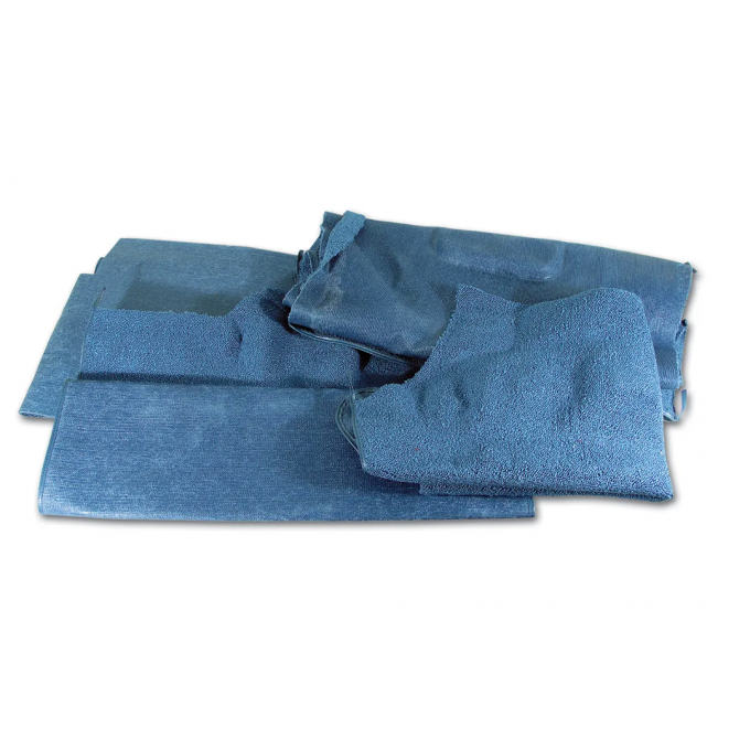 Corvette Carpet, Bright Blue Convertible 40, 1965-1966