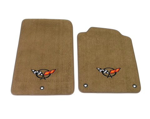 Corvette Mats, Oak Tru-Vette with C5 Logo (91), 1998-2004