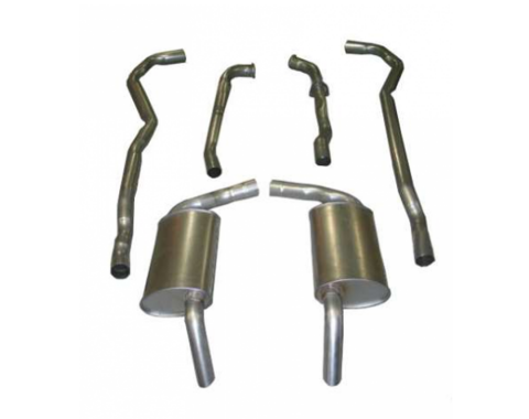 Corvette Exhaust Pipes, 454 Auto 2.5", 1974