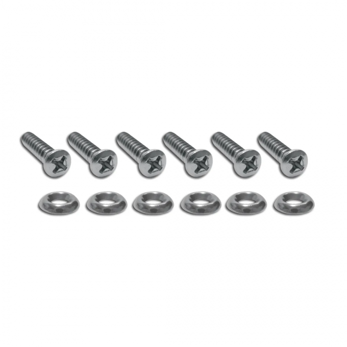 Corvette Halo Panel Screw Set, Coupe 12 Piece, 1964-1967