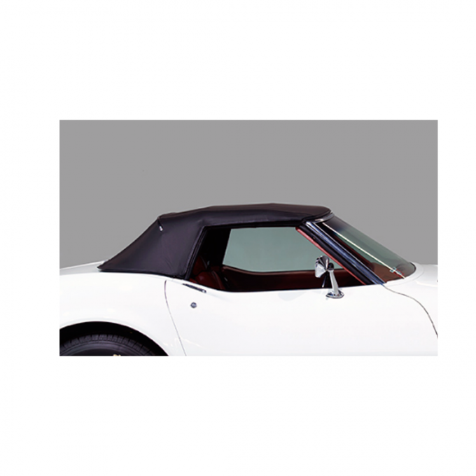 Corvette Convertible Top, Black Dated, 1968-1975
