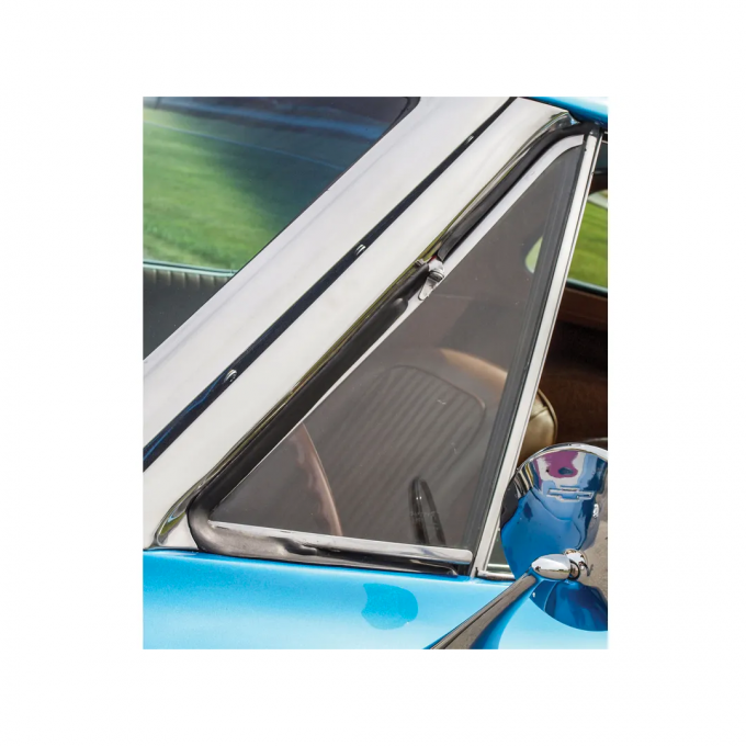 Corvette Vent Glass, Clear Coupe Right, 1963-1967