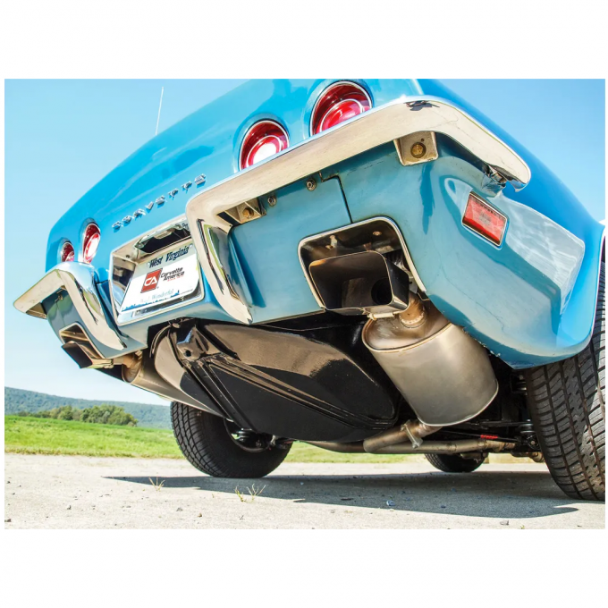 Corvette Exhaust Pipes, 454 4 Speed 2.5", 1970-1973