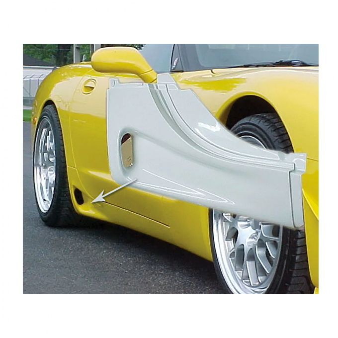 Corvette C5 Custom Rear Rockers, 1997-2004