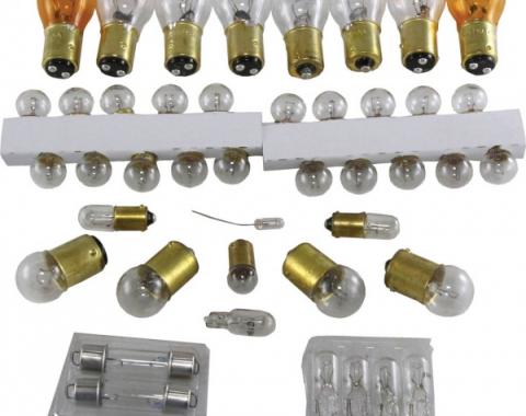 Corvette Light Bulb Kit, 42 Piece, 1970