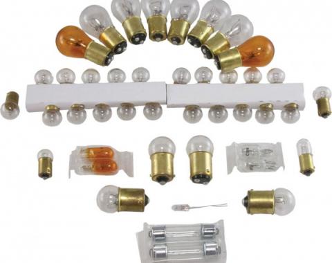 Corvette Light Bulb Kit, 42 Piece, 1968