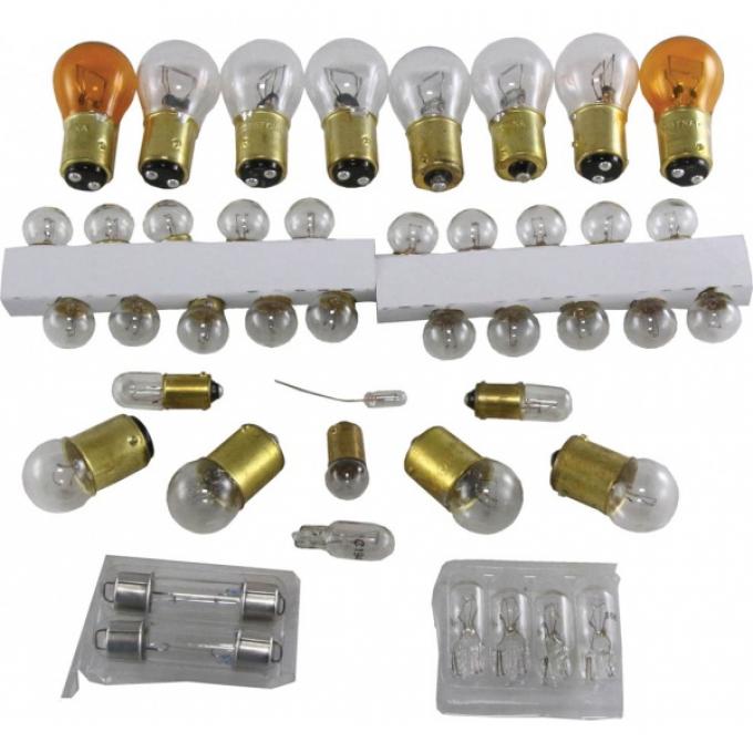 Corvette Light Bulb Kit, 42 Piece, 1970