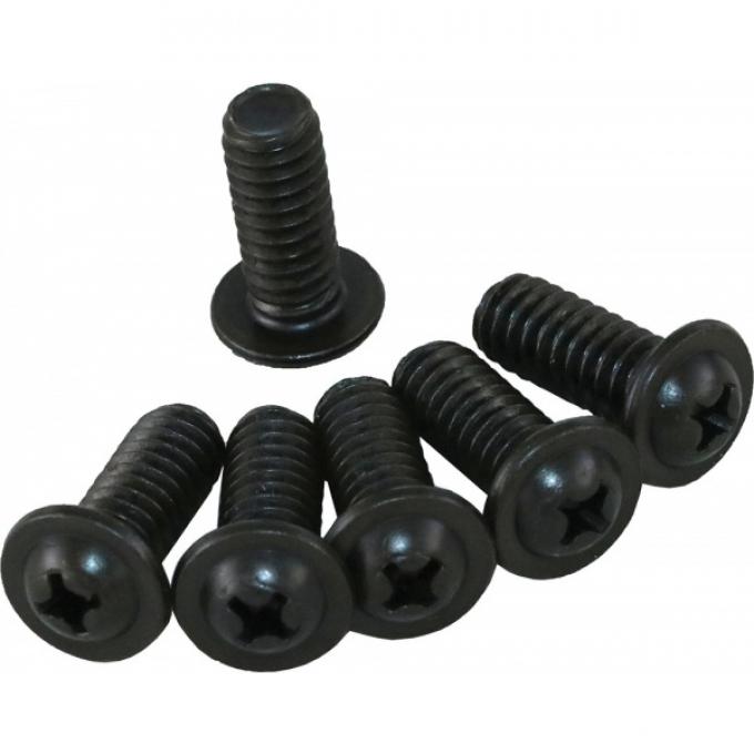 Corvette Glove Box Frame Screws, 6 Piece Set, 1963-1967