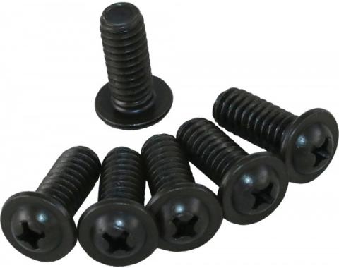 Corvette Glove Box Frame Screws, 6 Piece Set, 1963-1967