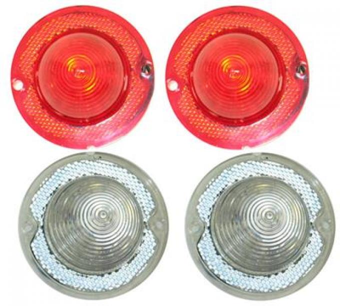 Corvette LED Tail Lamps with BackUp Lamps, 1963-1966