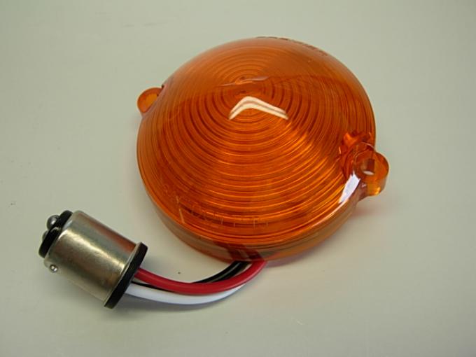 Corvette LED Park Light Lens, Amber, 1963-1967