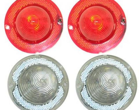 Corvette LED Tail Lamps with BackUp Lamps, 1963-1966