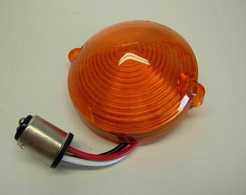 Corvette LED Park Light Lens, Amber, 1963-1967