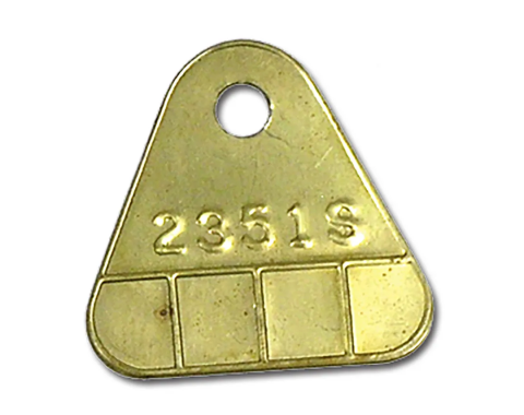 Corvette Carburetor ID Tag, 2351S, 1955