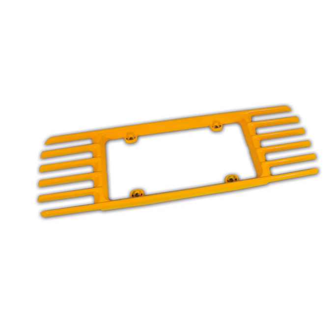 Corvette License Frame, Phantom Milnm Yellow, 2000-2004