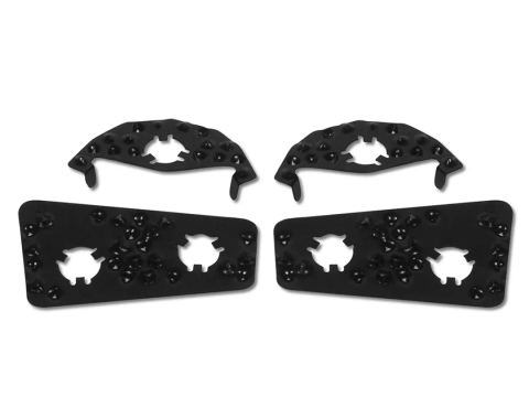 Corvette Door Striker Anti-Skid Plate Set, 1963-1967