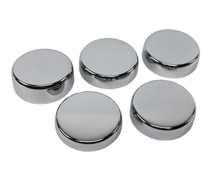 Corvette C6 Chrome Cap Cover Set 5 Piece, 2005-2013