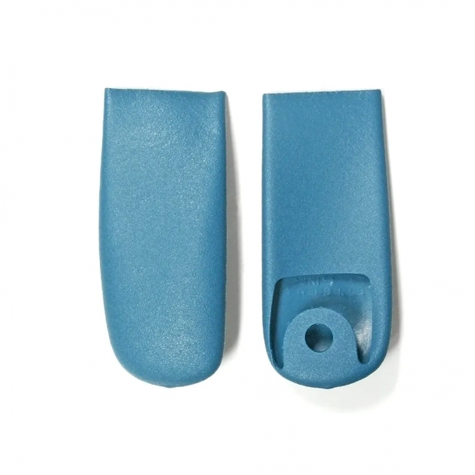 Corvette Shoulder Harness End Covers, Blue, 1966-1967