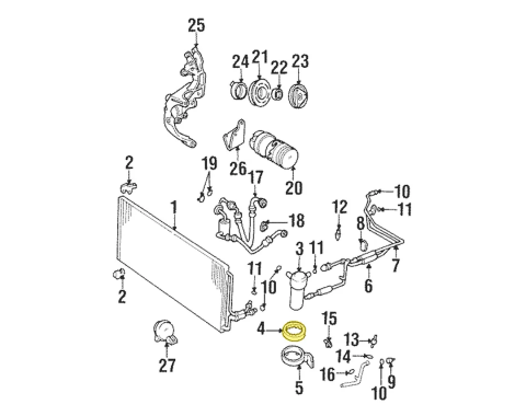 Corvette Accumulator Insulator, 1997-2004