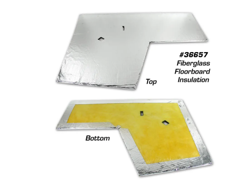 Corvette Underbody Insulation, Left, 1968-1969