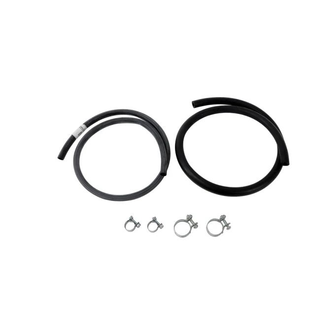 Corvette Expansion Tank Hose & Clamp Set, 1963-1967