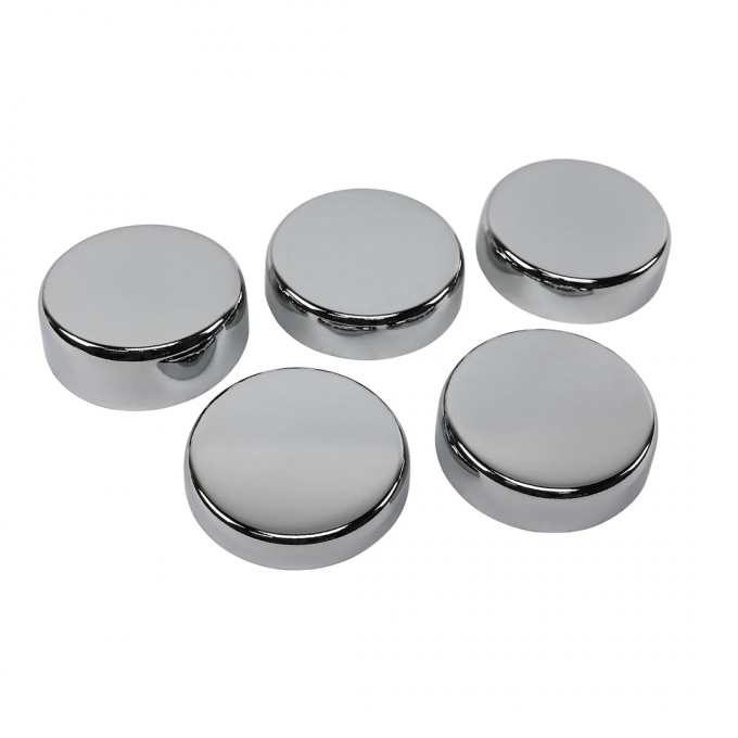 Corvette C6 Chrome Cap Cover Set 5 Piece, 2005-2013