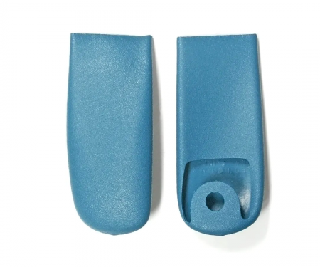 Corvette Shoulder Harness End Covers, Blue, 1966-1967