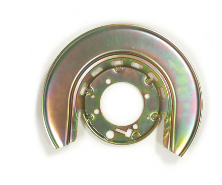 Corvette Rear Rotor Shield, Gold Left, Correct, 1976-1982