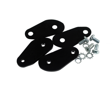 Corvette Convertible Top Front Bow Retainer Plate Kit, 1963-1967