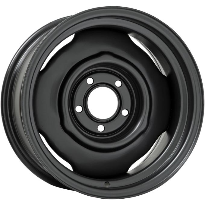 Wheel Vintiques 15x6 OE Chrysler Black 5x4.5" bolt 3.75" backspace 63-5612334