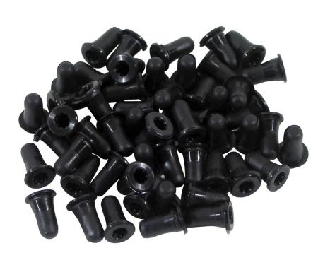 Corvette Door Weatherstrip Mount Hole Retainers, 54 Piece Set, 1959-1960