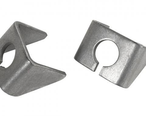 Corvette Prk Brk Cbl Brackets, Trail Arm Frt, 1965-1967