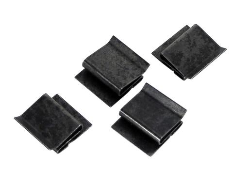 Corvette Rear Qtr Pnl Clips, Coupe 4 Piece Set, 1963-1967