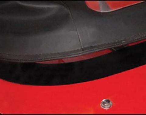 Corvette Deck Lid Protector, Hardtop, Black, 1956-1962