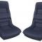 CA 1978-1982 Chevrolet Corvette Mounted Leather Seat Covers Leather/Vinyl Original 4" Bolster