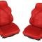 CA 1994-1996 Chevrolet Corvette Leather Seat Covers Sport 100% Leather with Foam